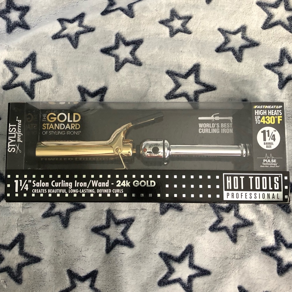 HOT TOOLS PROFESIONAL 1 1/4” Salon Curling Iron